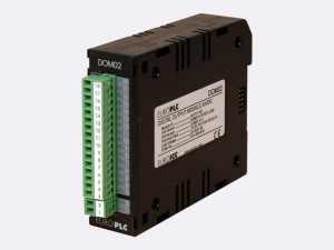 Digital output module BACnet PLC - M2.DOM.02 has 12 normally open relay outputs with LED indication of the state in the ouput circuit.