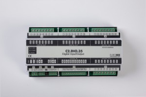 BACnet PLC - C2.DIO.35 can be used in remote fields IO in any Bacnet and/or Modbus network - Native Bacnet programmable device, 16 relay outputs, 8 digital inputs