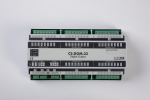 Digital input BACnet PLC - C2.DOM.33 can be used in remote fields IO in any Bacnet and/or Modbus network - Native Bacnet programmable device, 20 relay outputs