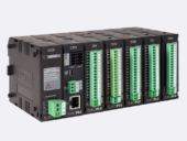 The M series of EUROPLC controllers is a contemporary solution for an integrated automatic control system. This programmable logic controller is a modular system, which incorporates all types of modules needed to input process and output various types of signals that are necessary for full automation of different industrial systems.