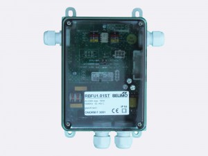 RBFU 1.01 ST Field Unit is used for controlling one Belimo 24 V fire damper actuator (BF24..-ST, BFG24..-ST, BLF24..-ST). The unit is connected to the ringbus master controller module via a 4 wire ring bus communication.