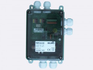 RBFU 2.02 is used for controlling one Belimo 230 V smoke control damper actuator (BE230.., BLE230). The unit is connected to the Ringbus master controller via a 4 wire ring bus communication