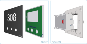 EUROICC Intelligent Programmable Room Wall panels - Corridor status