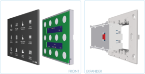 EUROICC Intelligent Programmable Room Wall panels - Key pad 12 keys