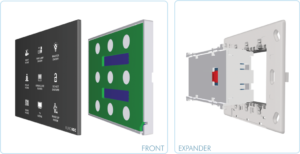 EUROICC Intelligent Programmable Room Wall panels - Key pad 9 keys