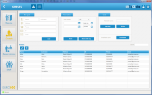 Guest Room Management System - Euroicc Toccata - Hotel Management Application - GUEST MANAGEMENT