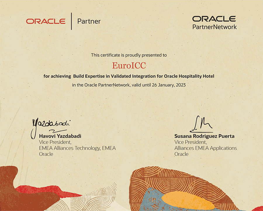 New certificate – a partnership that last